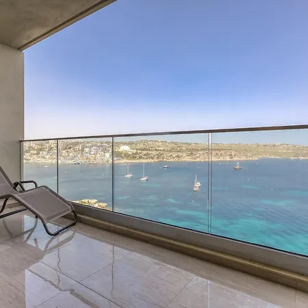 Designer 2br With Stunning Views In St Pauls By 360 Estates * St. Paul's Bay
