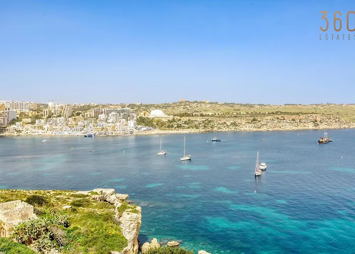 Designer 2br With Stunning Views In St Pauls By 360 Estates * St. Paul's Bay